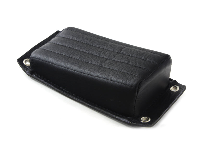 Corbin Gentry Rear Seat Pillion Tuck and Roll Pad - 2.5 Inch Thickness with Brass Grommets
