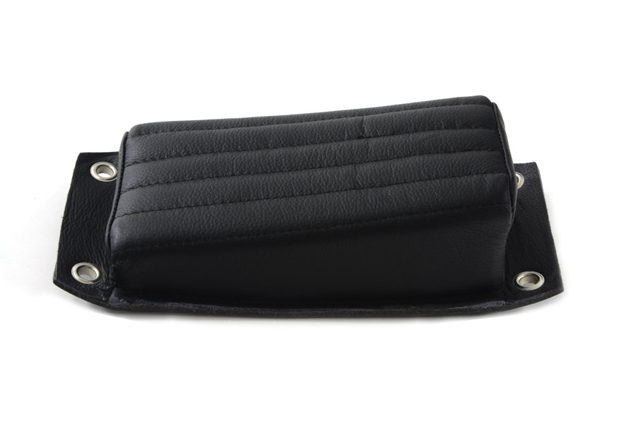 Corbin Gentry Rear Seat Pillion Tuck and Roll Pad - 2.5 Inch Thickness with Brass Grommets