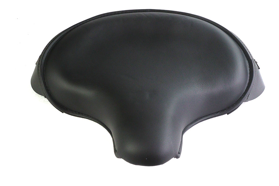 V-Twin FXR Police Solo Seat in Black Leather for Harley Davidson FLTP