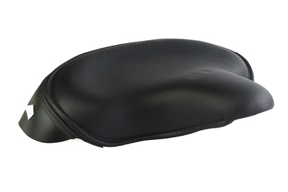 V-Twin FXR Police Solo Seat in Black Leather for Harley Davidson FLTP