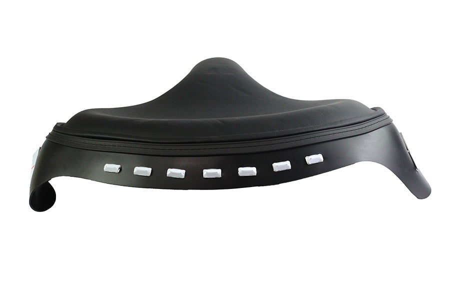 V-Twin FXR Police Solo Seat in Black Leather for Harley Davidson FLTP