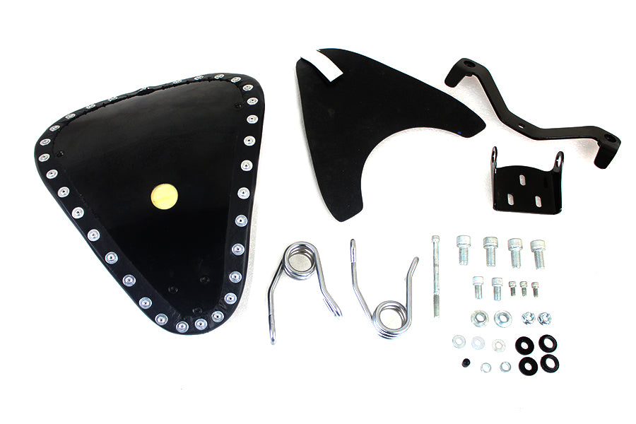 Bates Spring Mount Tuck and Roll Solo Seat Kit for Harley Davidson XL Models