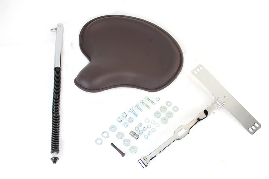 Corbin Gentry Brown Leather Seat Kit for Harley Davidson FL Models
