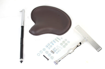 Corbin Gentry Brown Leather Seat Kit for Harley Davidson FL Models