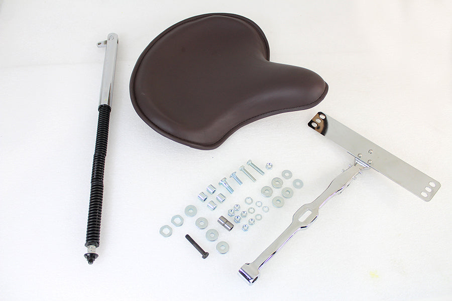 Corbin Gentry Brown Leather Seat Kit for Harley Davidson FL Models