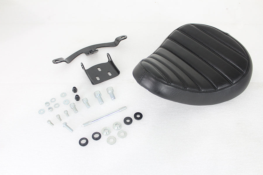 Bates Solid Mount Tuck and Roll Solo Seat Kit for Harley Davidson XL (2010-2019)
