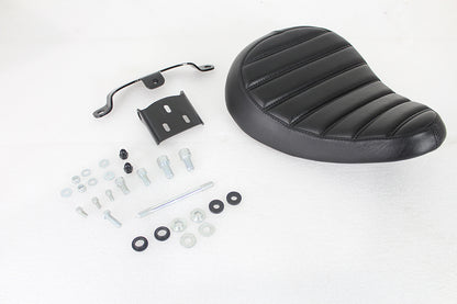 Bates Solid Mount Tuck and Roll Solo Seat Kit for Harley Davidson XL (2010-2019)