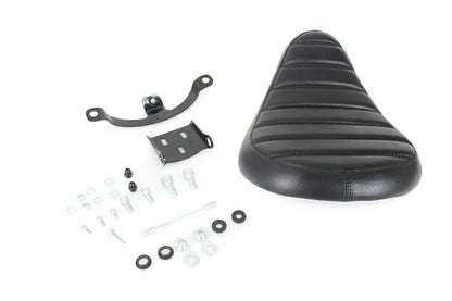 Bates Solid Mount Tuck and Roll Solo Seat Kit for Harley Davidson XL (2010-2019)