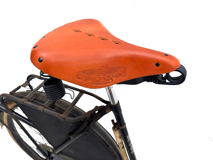 Corbin Gentry Replica Troxel Solo Seat Brown for 1907-1913 Harley Davidson F Models