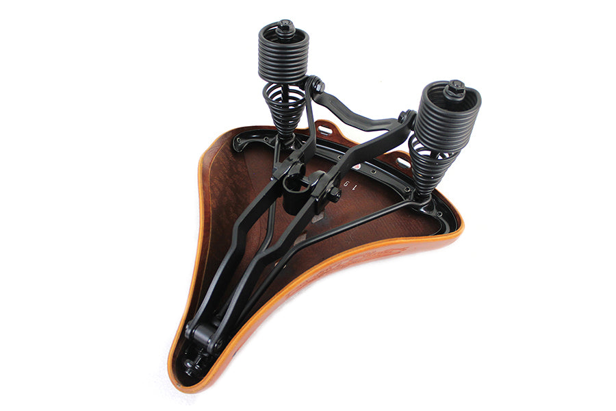 Corbin Gentry Replica Troxel Solo Saddle - Formed Leather Brown for Harley Davidson 1914-1917