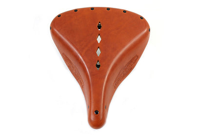 Corbin Gentry Replica Troxel Solo Saddle - Formed Leather Brown for Harley Davidson 1914-1917