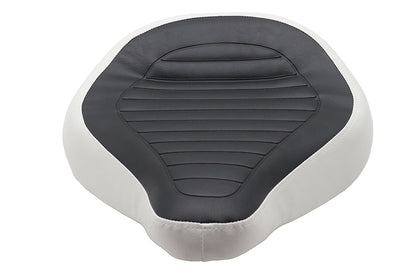 V-Twin Retro Glide King Solo Seat for Harley Davidson FLTP - Black