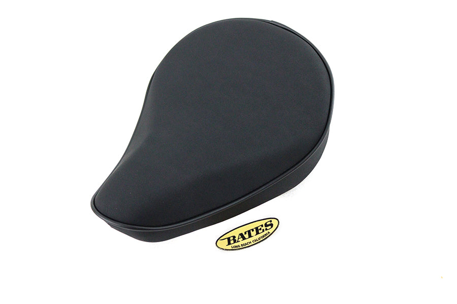 V-Twin Black Suede Solo Seat Small Pan - Part 77159S