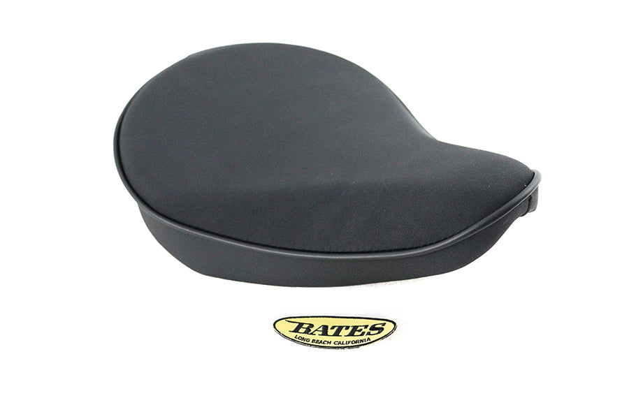 V-Twin Black Suede Solo Seat Small Pan - Part 77159S