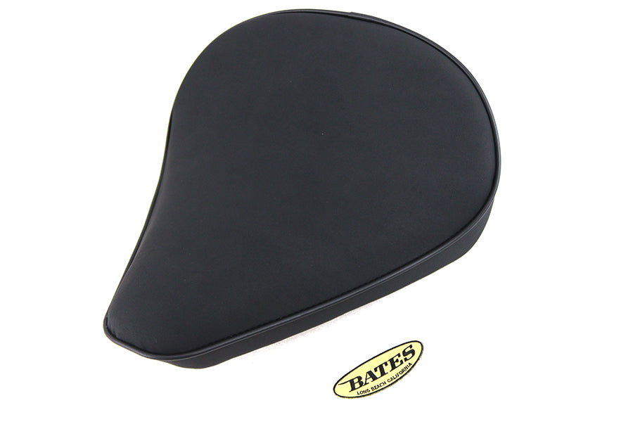 V-Twin Black Suede Solo Seat Large Pan (Part #77504S)