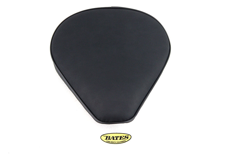 V-Twin Black Suede Solo Seat Large Pan (Part #77504S)