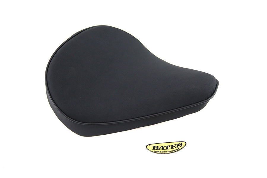 V-Twin Black Suede Solo Seat Large Pan (Part #77504S)