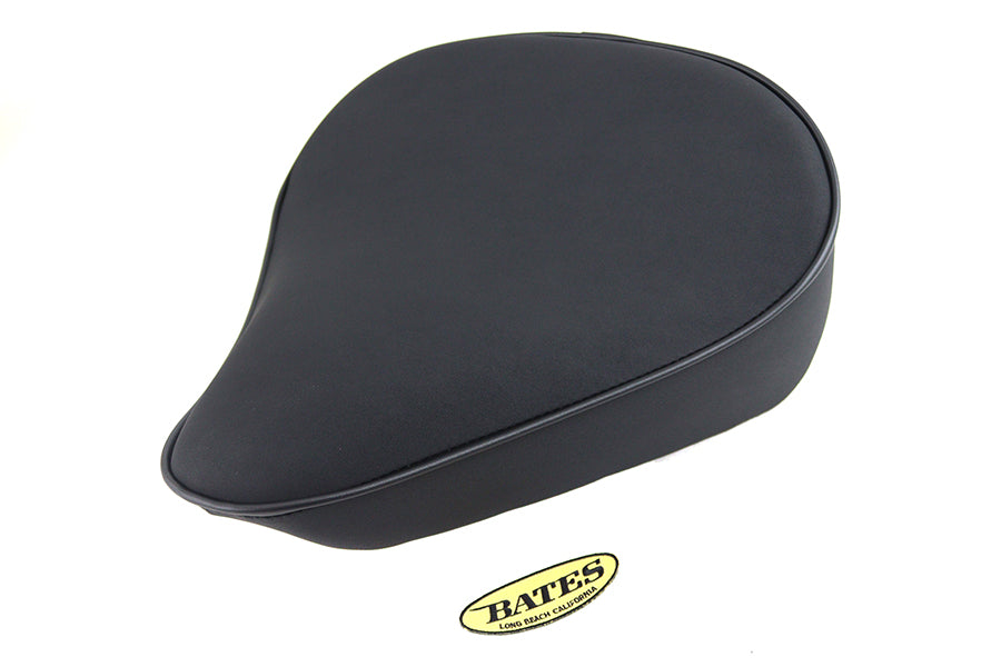 V-Twin Black Suede Solo Seat Large Pan - Part Number 77160S