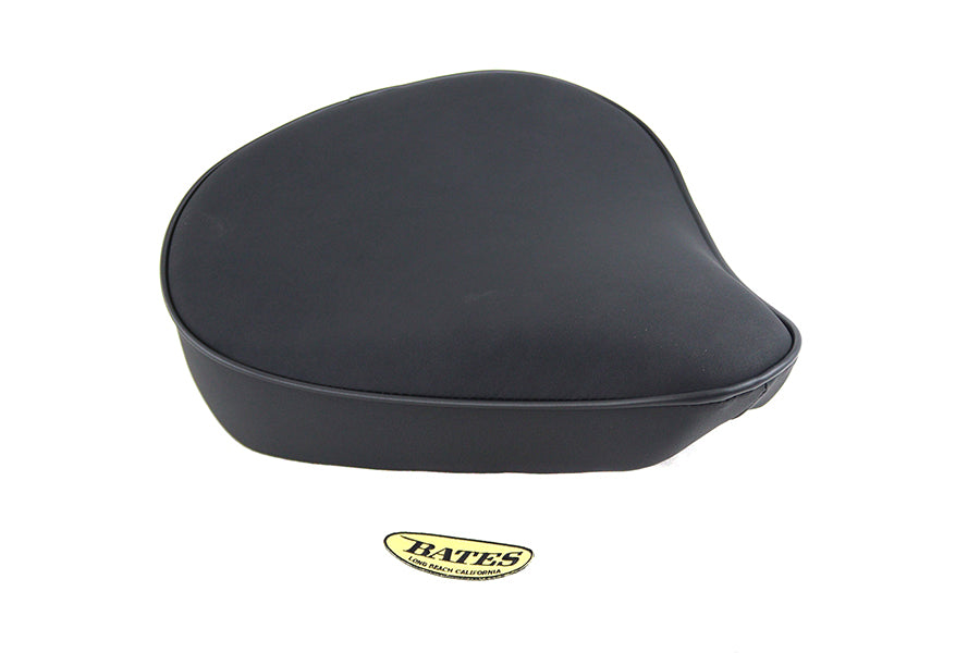 V-Twin Black Suede Solo Seat Large Pan - Part Number 77160S