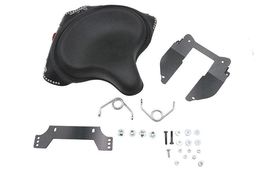 V-Twin Deluxe Solo Seat Kit for Harley Davidson Softail and FXST Models