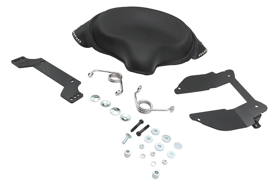 V-Twin Deluxe Solo Seat Kit for Harley Davidson Softail and FXST Models