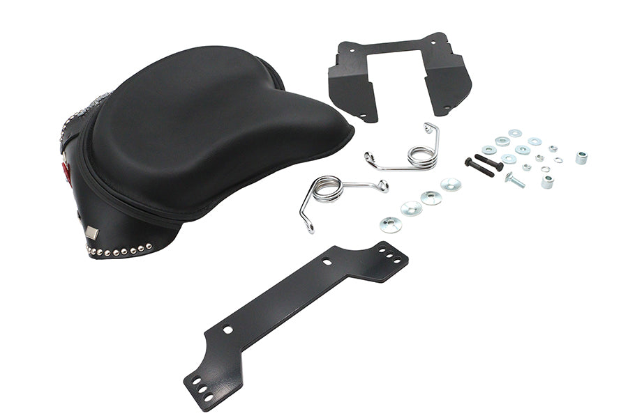 V-Twin Deluxe Solo Seat Kit for Harley Davidson Softail and FXST Models