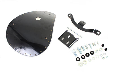 Bates Solid Mount Bobber Solo Seat Kit for Harley Davidson XL Models