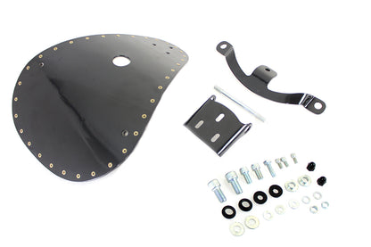 Bates Solid Mount Bobber Solo Seat Kit for Harley Davidson XL (2010-2019)