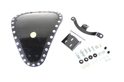 Bates Solid Mount Tuck and Roll Solo Seat Kit for Harley Davidson XL Models