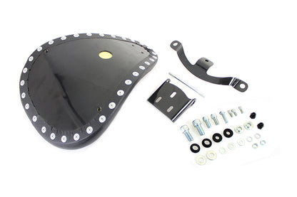 Bates Solid Mount Tuck and Roll Solo Seat Kit for Harley Davidson XL Models