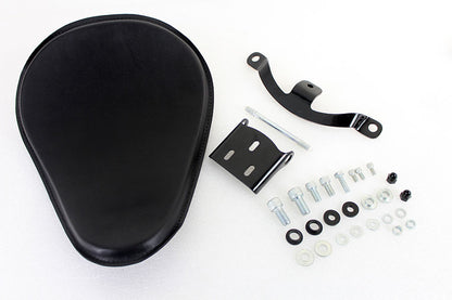 Bates Solid Mount Bobber Solo Seat Kit for Harley Davidson XL Models