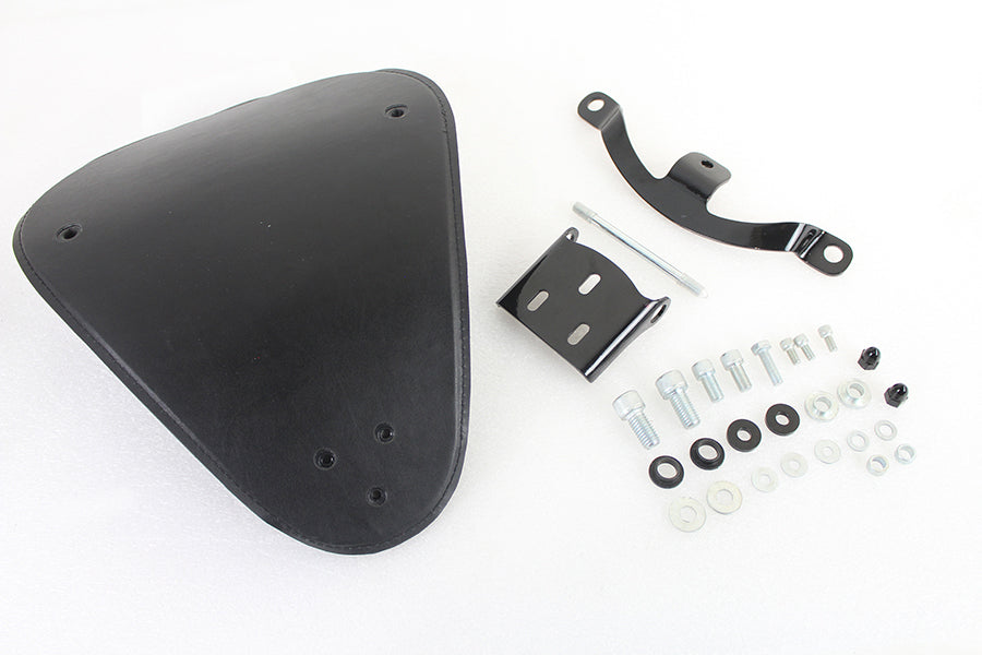 Bates Solid Mount Bobber Solo Seat Kit for Harley Davidson XL Models