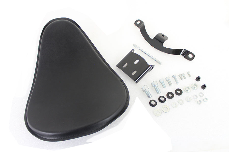 Bates Solid Mount Bobber Solo Seat Kit for Harley Davidson XL Models