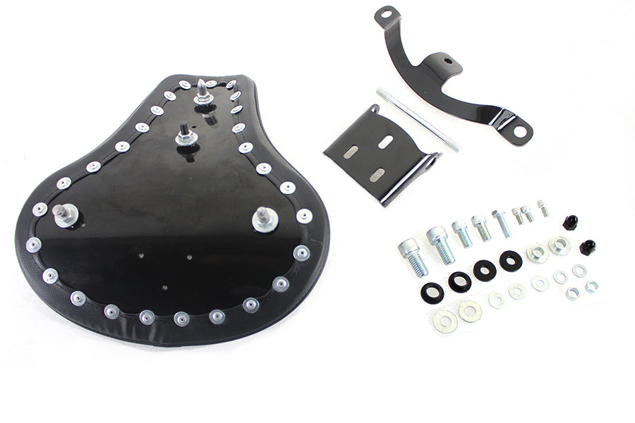 Bates Solid Mount Solo Seat Kit for Harley Davidson XL (2010-2019)