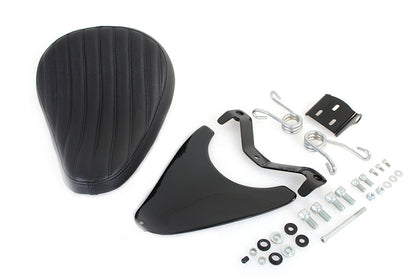 Corbin Gentry Spring Mount Bates Tuck and Roll Solo Seat Kit for Harley Davidson XL Models