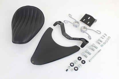Corbin Gentry Spring Mount Bates Tuck and Roll Solo Seat Kit for Harley Davidson XL Models