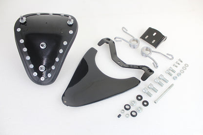 Corbin Gentry Spring Mount Bates Tuck and Roll Solo Seat Kit for Harley Davidson XL Models