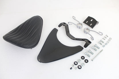 Corbin Gentry Spring Mount Bates Tuck and Roll Solo Seat Kit for Harley Davidson XL Models