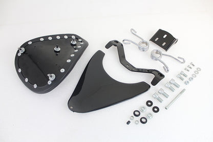 Corbin Gentry Spring Mount Bates Tuck and Roll Solo Seat Kit for Harley Davidson XL Models