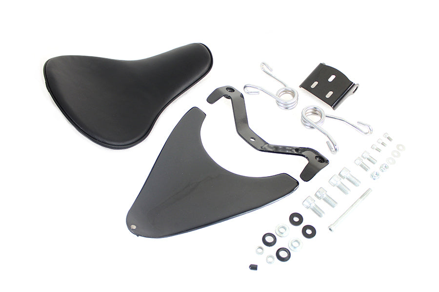 Corbin Gentry Spring Mount Bates Smooth Solo Seat Kit for Harley Davidson XL Models