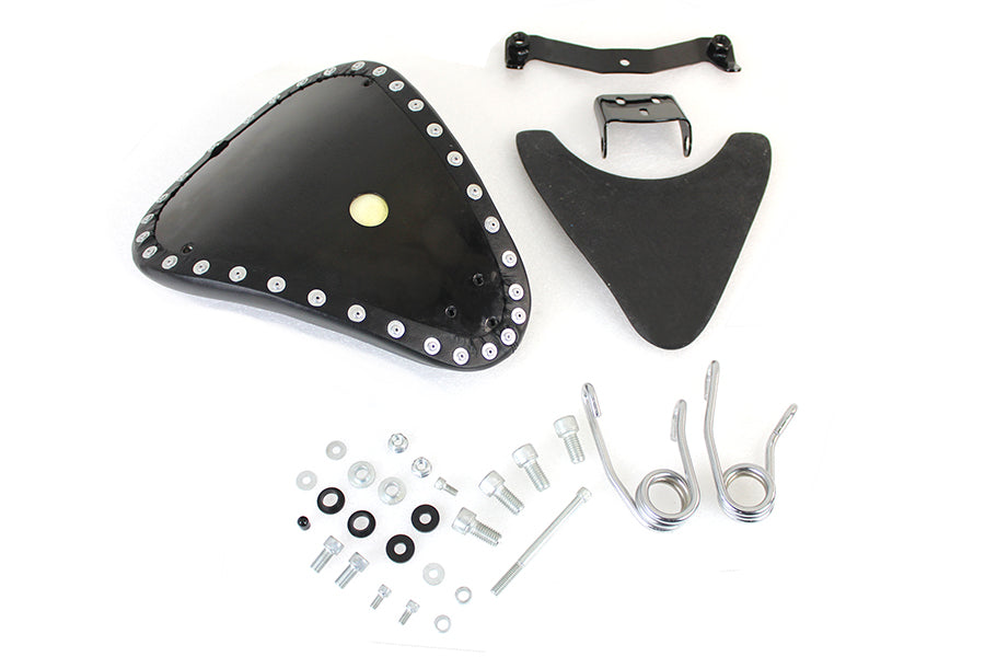 Corbin Gentry Spring Mount Bates Tuck and Roll Solo Saddle Seat Kit for Harley Davidson XL Models