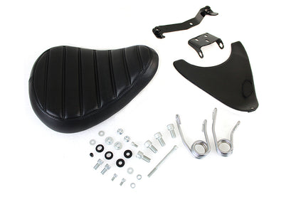 Corbin Gentry Spring Mount Bates Tuck and Roll Solo Saddle Seat Kit for Harley Davidson XL Models