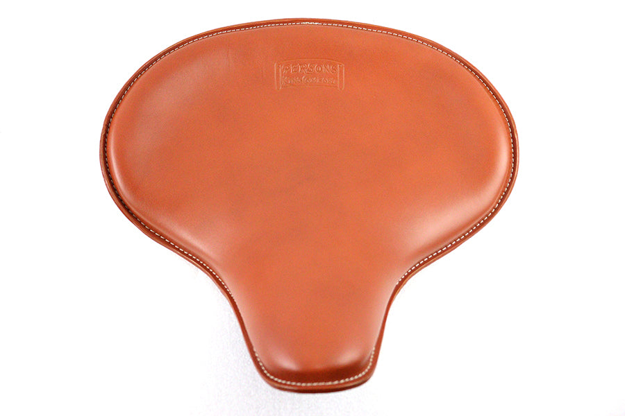 V-Twin Replica Mesinger Solo Seat Brown Leather - 47-1927