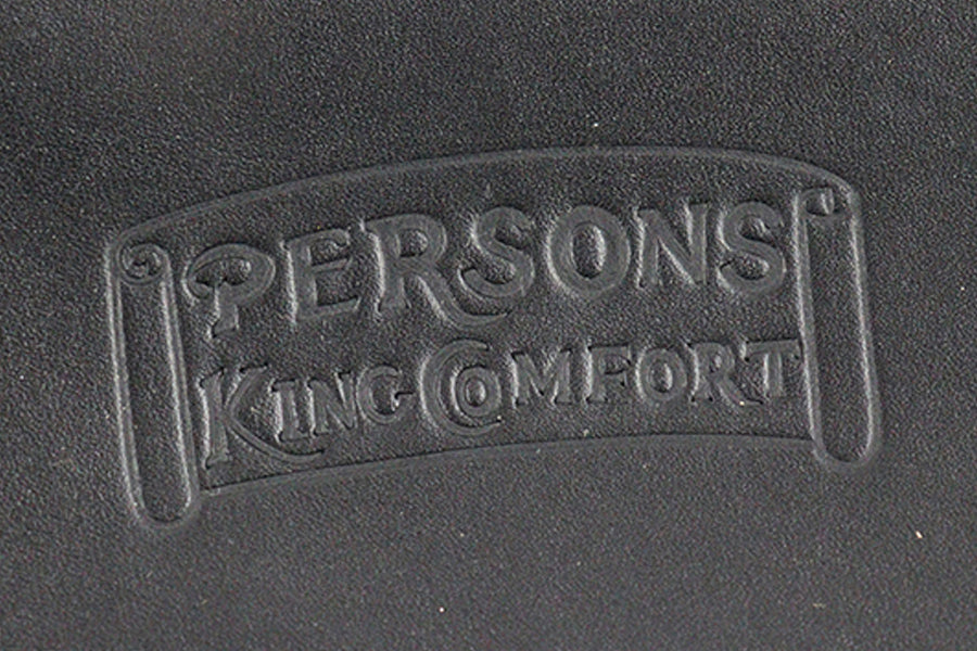 V-Twin Replica Mesinger Solo Seat for Vintage Motorcycles - Black Leather, Part 47-1928