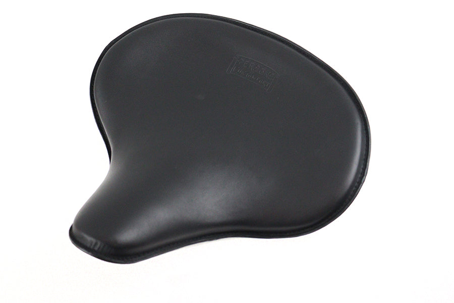 V-Twin Replica Mesinger Solo Seat for Vintage Motorcycles - Black Leather, Part 47-1928