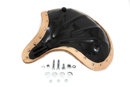 Corbin Gentry Natural Leather Early Knucklehead Solo Seat Pan for Harley Davidson 1936-1945