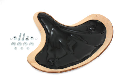 Corbin Gentry Natural Leather Early Knucklehead Solo Seat Pan for Harley Davidson 1936-1945