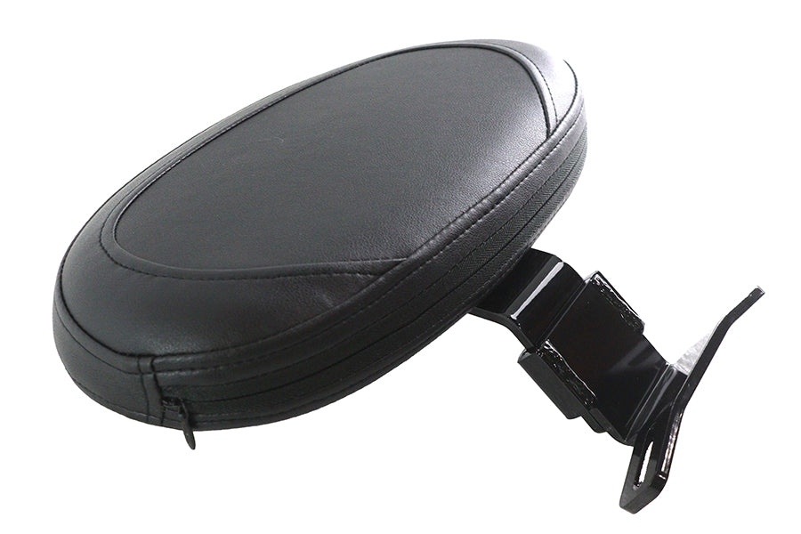 V-Twin Driver Backrest Pad for Harley Davidson FLST Models - Black Vinyl