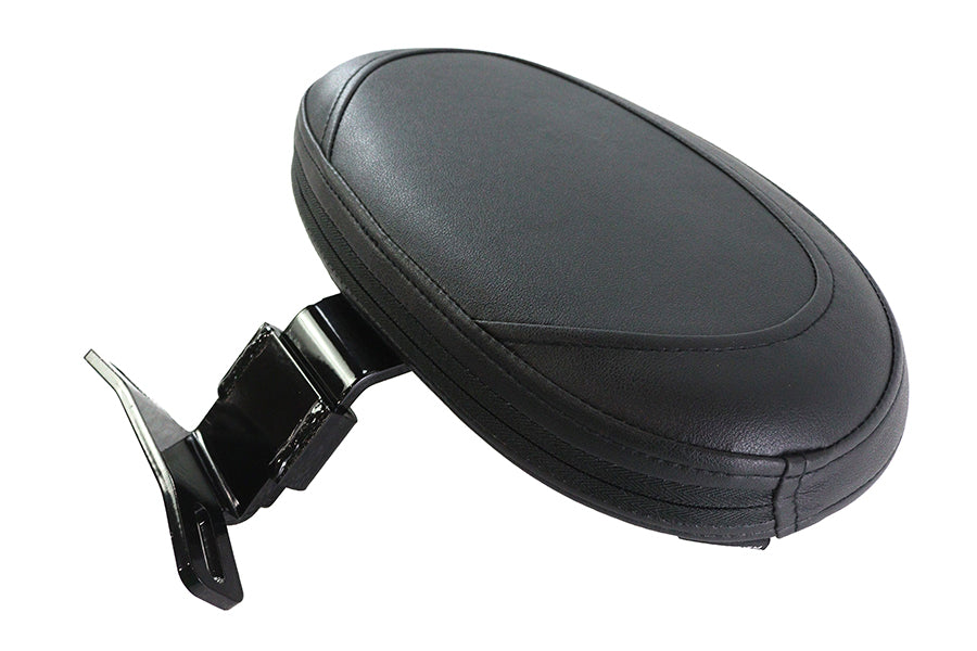 V-Twin Driver Backrest Pad for Harley Davidson FLST Models - Black Vinyl