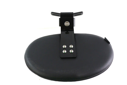 V-Twin Driver Backrest Pad for Harley Davidson FLST Models - Black Vinyl